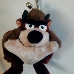 12" Vintage 1971 Warner Bros Inc Tasmanian Devil Mighty Star Stuffed Animal Toy